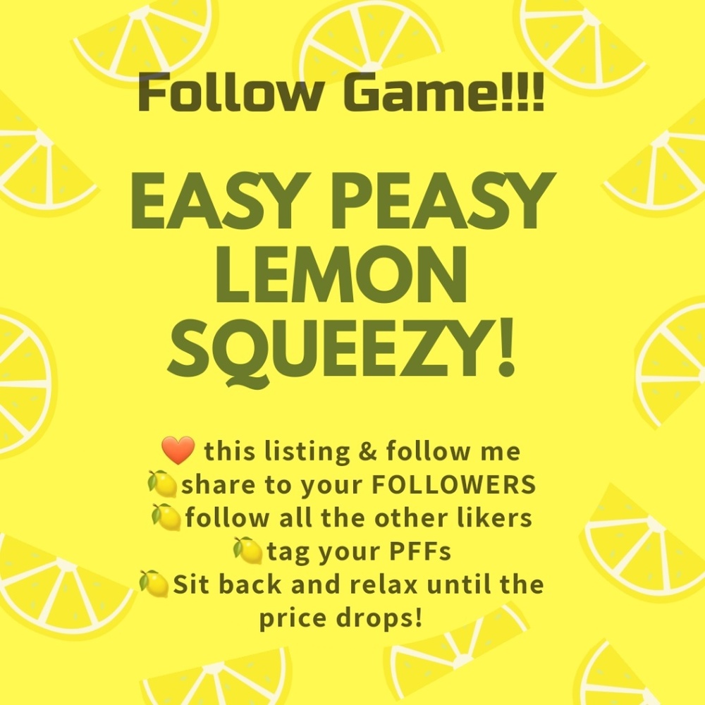 🍋🍋Follow Game!🍋🍋